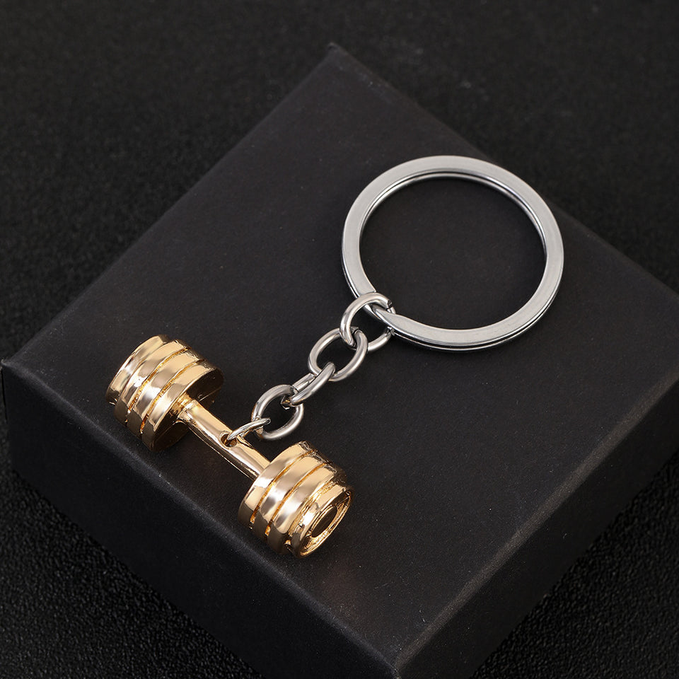 Dumbbell Korean Key Chain Couple Pendant