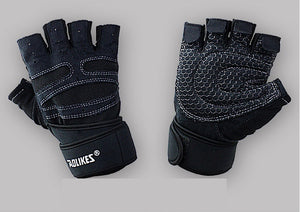 Half-Finger Fitness Gloves Men And Women. Breathabel And Non-Slip Fitness/Weightlifting Gloves.