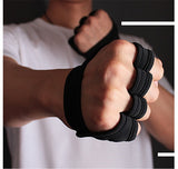 Breathable Weightlifting And Fitness Half-Finger Protector Gloves.