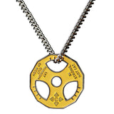 Sports Barbell Necklace Men's Tide Brand Pendant