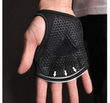 Breathable Weightlifting And Fitness Half-Finger Protector Gloves.
