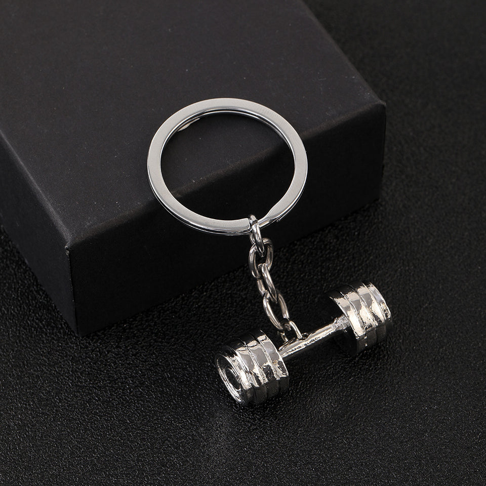 Dumbbell Korean Key Chain Couple Pendant