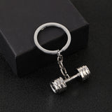Dumbbell Korean Key Chain Couple Pendant