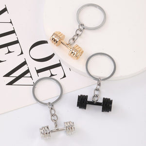 Dumbbell Korean Key Chain Couple Pendant