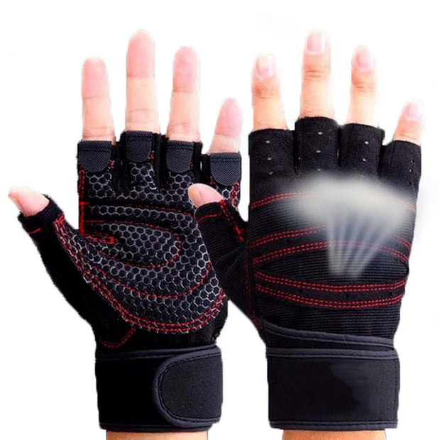 Anti-Slip Weight Lifting Gym Gloves