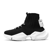 Plus Size High Top Massive Sports Sock Boot Men Sock Sneakers Men's Running Sport Shoes White Sports Shoes Men Knit Gym GME-1560