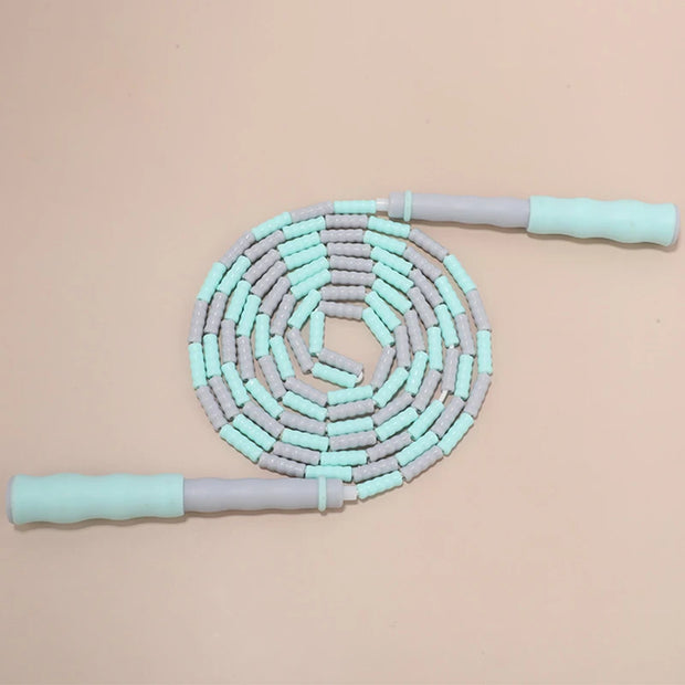 Bamboo Soft Beaded Skipping Rope.