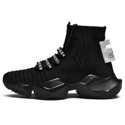 Plus Size High Top Massive Sports Sock Boot Men Sock Sneakers Men's Running Sport Shoes White Sports Shoes Men Knit Gym GME-1560