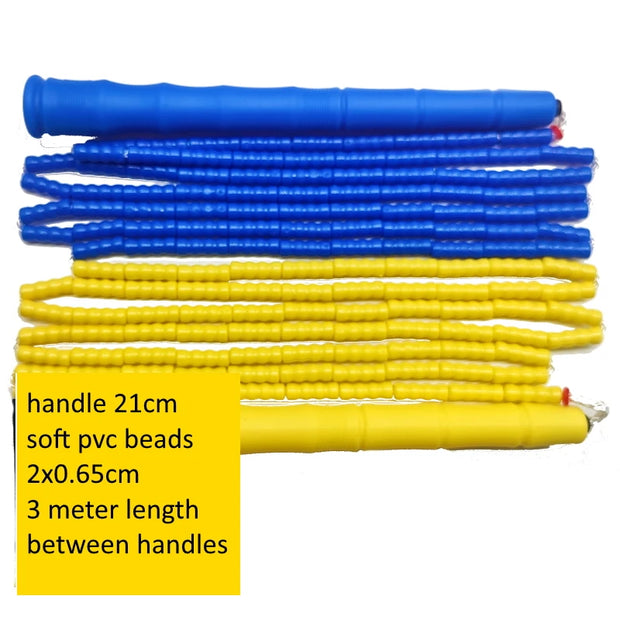 NEVERTOOLATE beaded skipping rope long handle freestyle and  crossfit