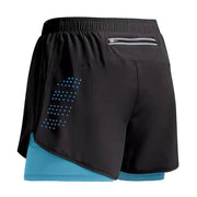 Men's Fitness Shorts Sports, 2 In 1 Quick Dry Workout And Summer Shorts.