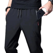 Men's Casual/Fitness Pants Straight Slim Fit Elastic Waist.