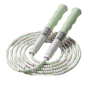 Jumping Bamboo Jump Rope PVC ,Soft Beaded.