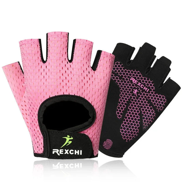 Professional Fitness Gloves Non-Slip Yoga Exercise Half Finger  Men Women Power Weight Lifting Hand Protector Cycling accessory