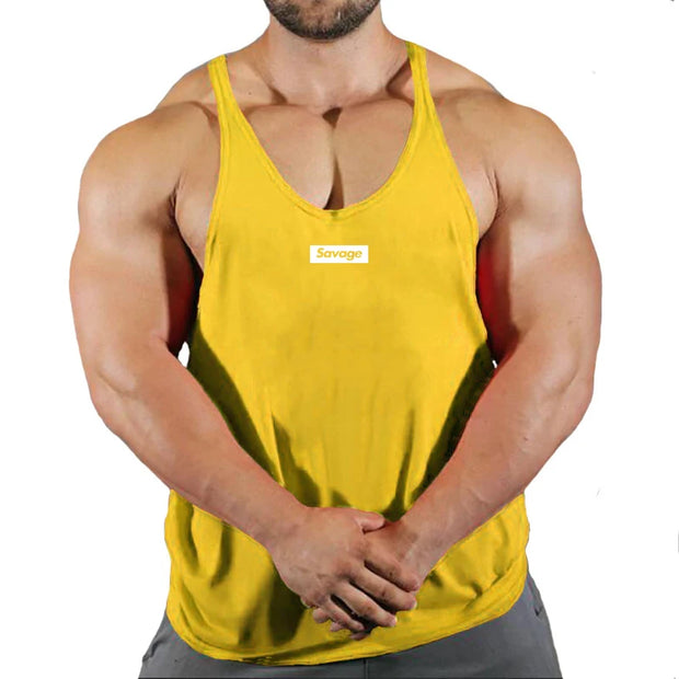 mens tank tops shirt fitness clothing vest sleeveless cotton.