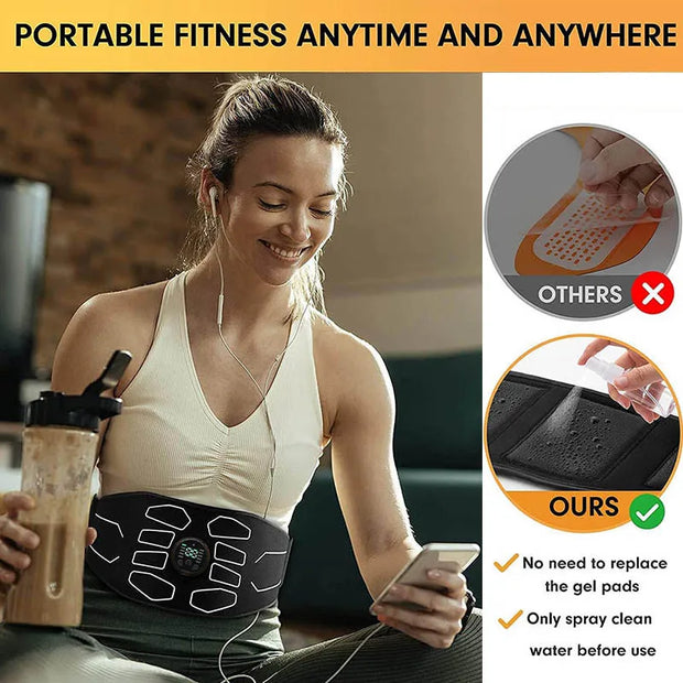 Portable Electronic Abdominal Muscle Stimulator