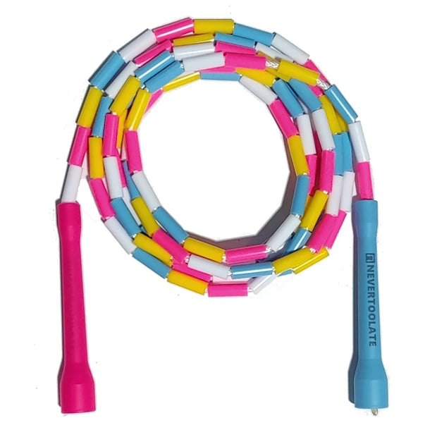 NEVERTOOLATE heavy beaded freestyle skipping jump rope.