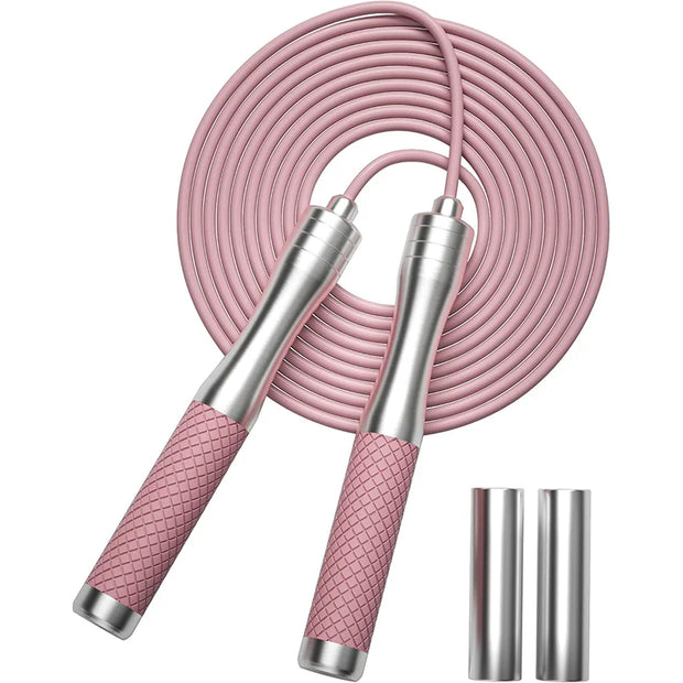 Speed Jump Rope, Alloy & Silicone Handle.