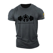 Men's Quick Drying Fitness T-Shirts Spartan Short Sleeeve Top.