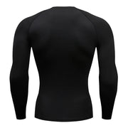 Mens Running Compression T-shirt Long sleeves Sport Tees.