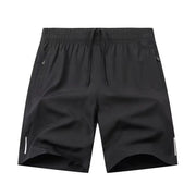 Men's Quick-drying Shorts with Elastic Drawstring Waist Reinforced Pockets for Street And Fitness Wear.