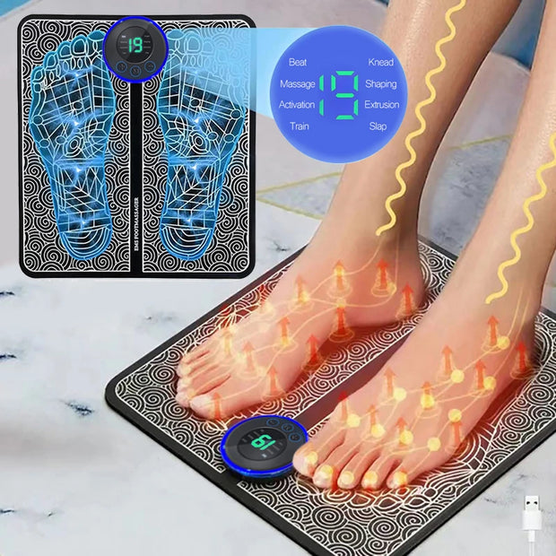 Electric Foot Massager Pad Muscle Massage Relaxation.