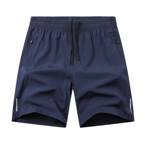 Men's Quick-drying Shorts with Elastic Drawstring Waist Reinforced Pockets for Street And Fitness Wear.