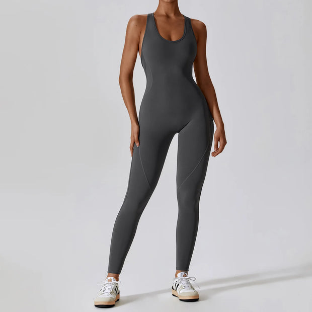 Women's Jumpsuit Wear Overall Outfit push-up Activewear For Yoga, Pilates And Fitness.