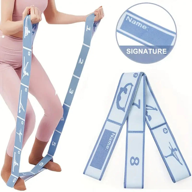 Elastic Resistance Band For Yoga Pilates And Auxiliary Stretching.