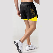 Men's Fitness Shorts Sports, 2 In 1 Quick Dry Workout And Summer Shorts.