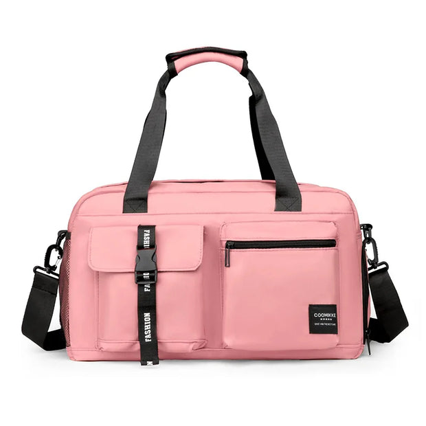 Large Fitness Bag Sports Handbag Women Dry Wet Shoes Pocket Single Shoulder Crossbody Swimming Yoga Gym Travel Backpack Duffel