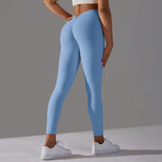 Yoga Leggings Back V Butt Sexy Leggings Women Yoga Pants Fitness Workout Gym Running Leggings High Waist Active Wear Tight Pants