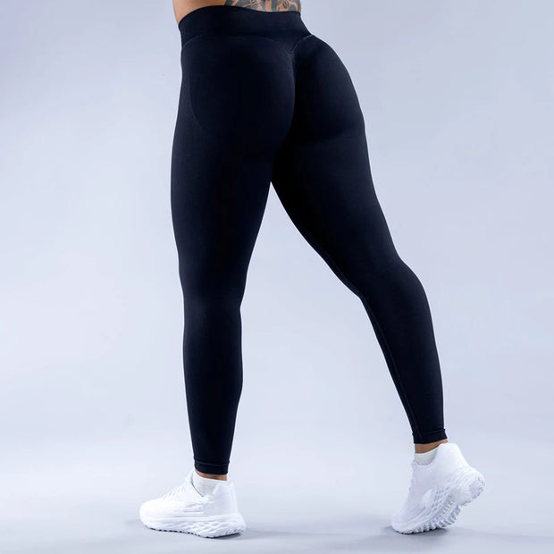 Women Scrunch Bum Seamless Yoga Leggings Pants, Impact Leggings Tummy Control.