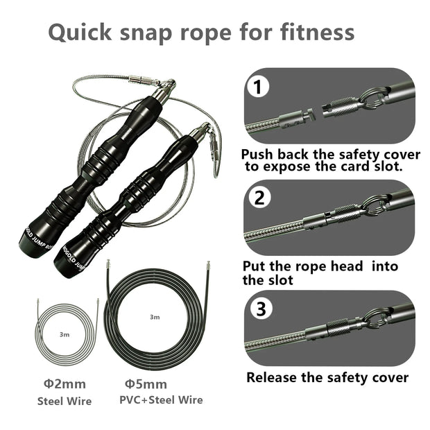 Mogold Professional Jump Rope, Boxing Heavy Skipping, Weighted PVC Rope