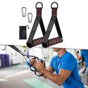 D-Ring Gym Handles Grip Workout Cable Machine Lightweight Handle with Hook Fitness Resistance Accessories for Muscle Training