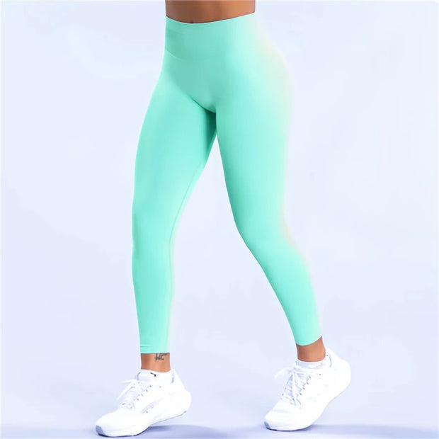 Women Scrunch Bum Seamless Yoga Leggings Pants, Impact Leggings Tummy Control.