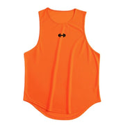 Summer Men's Gym Tank Top Fitness Training Clothing Quick-drying Loose Bodybuilding Sleeveless Shirt.