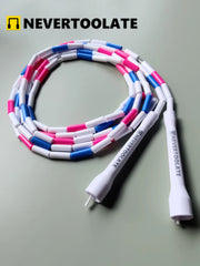 NEVERTOOLATE heavy beaded freestyle skipping jump rope.