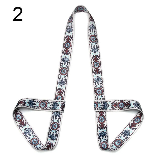 Multicolor Sports Accessories Fitness Exercise Stretch Carry Straps Yoga Belt Sport Sling Shoulder Yoga Mat Strap Belts