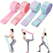 Elastic Resistance Band For Yoga Pilates And Auxiliary Stretching.