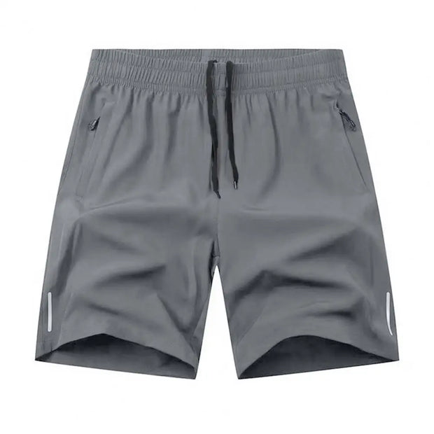 Men's Quick-drying Shorts with Elastic Drawstring Waist Reinforced Pockets for Street And Fitness Wear.