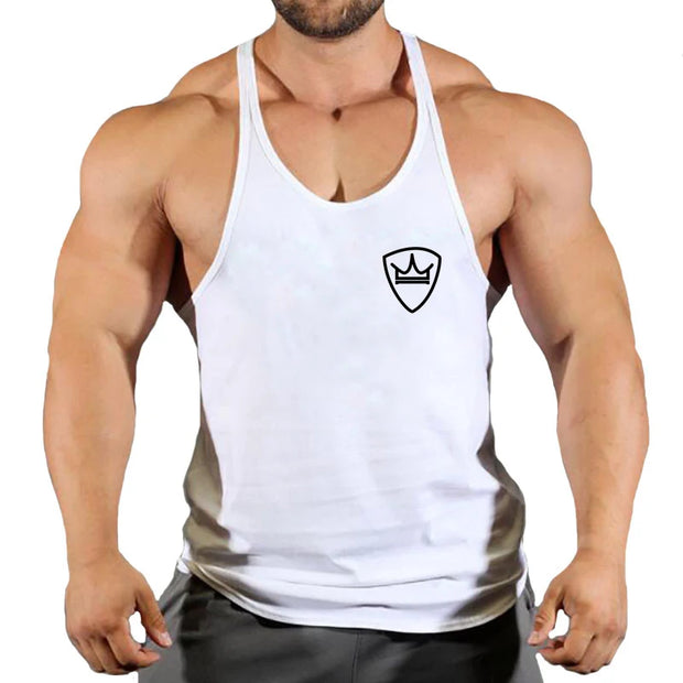 mens tank tops shirt fitness clothing vest sleeveless cotton.