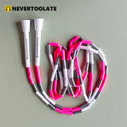 NEVERTOOLATE heavy beaded freestyle skipping jump rope.