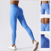 Yoga Leggings Back V Butt Sexy Leggings Women Yoga Pants Fitness Workout Gym Running Leggings High Waist Active Wear Tight Pants