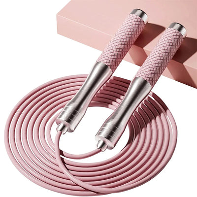 Speed Jump Rope, Alloy & Silicone Handle.