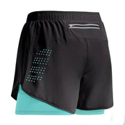 Men's Fitness Shorts Sports, 2 In 1 Quick Dry Workout And Summer Shorts.