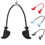 Fitness Pull Down Handle Grip Double Head Rope Triceps, Biceps And Back Muscle.