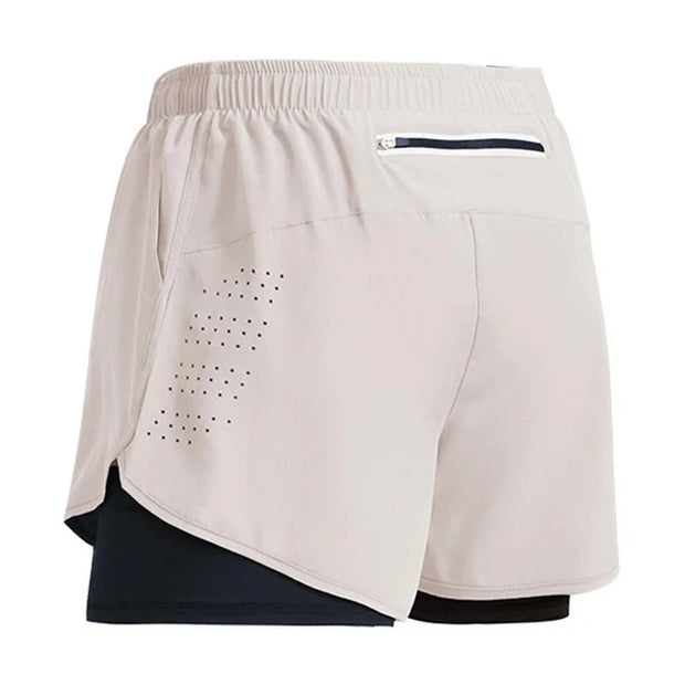 Men's Fitness Shorts Sports, 2 In 1 Quick Dry Workout And Summer Shorts.