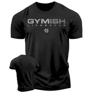 Men's Clothing Sports Workout Quick Dry Fitness T-Shirt Apparel Casual O-Neck Short Sleeve T Shirts