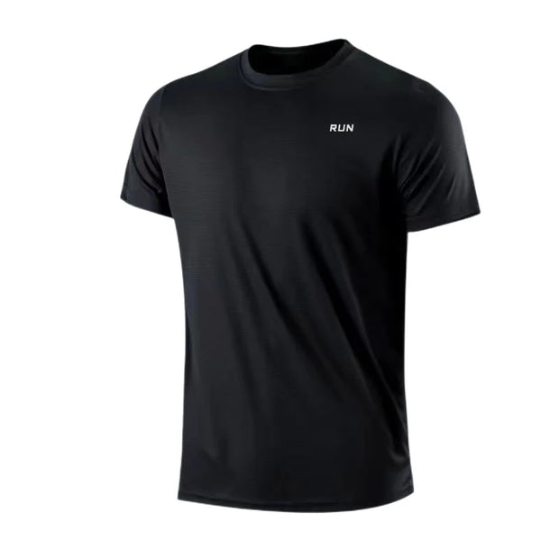 Men's Quick Dry Short Sleeve Moisture Wicking Round Neck.