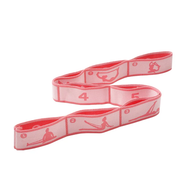 Elastic Resistance Band For Yoga Pilates And Auxiliary Stretching.